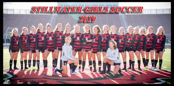 Stillwater Girls soccer Varsity Banner 2015